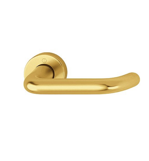 HOPPE Paris Door Handle Set  - Aluminium GOLD/ SILVER-Fire tested to BS EN1634